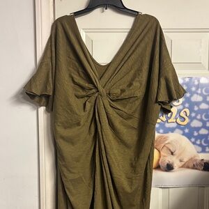 Love in Olive Maxi Dress